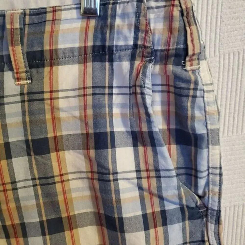 Polo Jeans Ralph Lauren Plaid Bermuda Shorts Mens 36 Casual‎ Preppy Lightweight